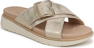 Dr. Scholls Piper Platform Sandal in Beige Faux Leather at Nordstrom Rack, Size 6.5