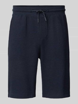 Tom Tailor Regular Fit Shorts aus Baumwoll-Mix in Marine, Gr&ouml;&szlig;e L