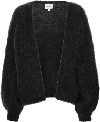 Americandreams Lee Short Cardigan - Dames - Vesten - Zwart - L - Wol - Truien & Vesten