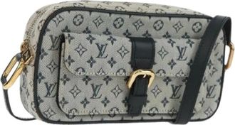 Louis Vuitton Pre-owned Cross Body Bags, female, Blue, Size: ONE SIZE Pre-owned Canvas Cross Body Bag