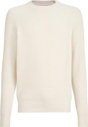 Brunello Cucinelli English Rib knit sweater in Panama at Nordstrom, Size 44 It