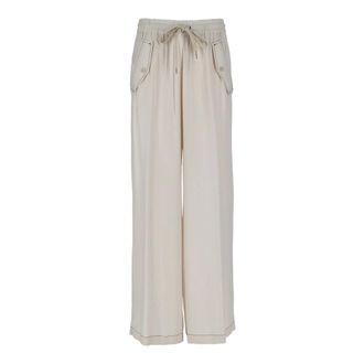 Pinko Mujer, Pantalones, Beige, Talla: S