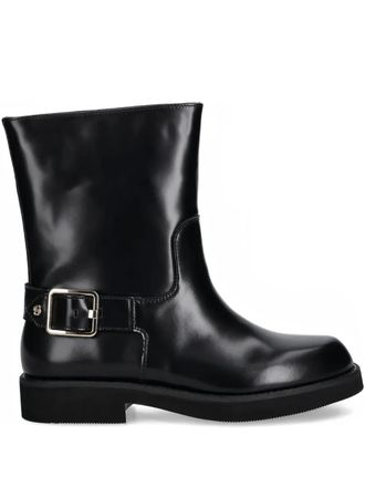 BOSS Buckle Strap Boots - Black