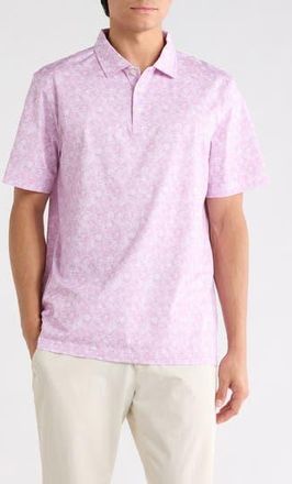 Bugatchi Short Sleeve Polo in Pink at Nordstrom Rack, Size Xxx-Large