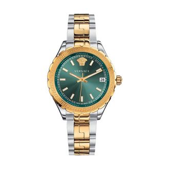 Versace Accessoires, Dames, Grijs, ONE Size, Ronde Horloge