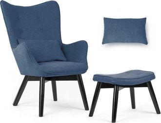 OEM Sofatel Norse Sill&oacute;n Azul Con Reposapi&eacute;s