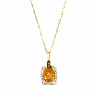Le Vian Ladies Cinnamon Citrine Necklaces set in 14K Honey Gold