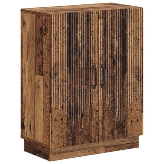 vidaXL Armario De Almacenamiento Para Ba&ntilde;o Hoorn Madera Envejecida Vidaxl