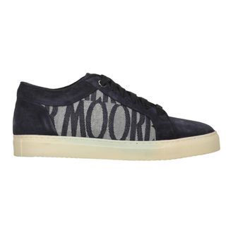 Moorer Schoenen, Dames, Blauw, 40 EU, Leer, Lage Sneakers