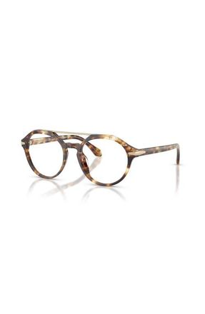 Giorgio Armani 49mm Round optical glasses in Tortoise at Nordstrom