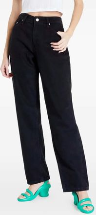 Calvin Klein Jeans straight-leg jeans - women - Cotton - 30 - Black