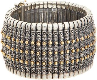 Konstantino Hera Silver & 18K Ruby Cuff Bracelet