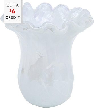 Vietri Vietri Onda Glass Small Tulip Vase With $6 Credit