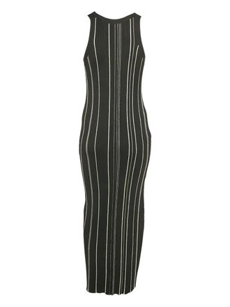 Toteme braided ribbed maxi dress - Black