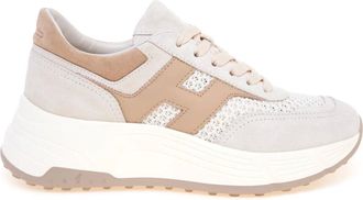 Hogan Hi-Fi Sneaker - female - Hogan - Sneakers - Beige - 3 UK - Shoes