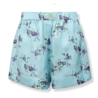 Ganni Short Shorts, female, Blue, Size: S Short Shorts