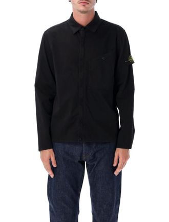 Stone Island Black Regular Solid Shirt
