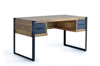 Giner&Colomer Escritorio de madera de mango y metal