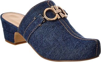 Ferragamo Phobos Denim Mule