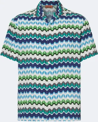 Missoni Camisa bowling estampada