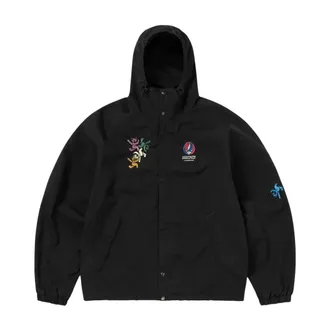 Thisisneverthat Jassen, Heren, Zwart, XL, Katoen, GD Ol Dancing Bears Jacket