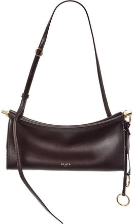 Alaia Ala&iuml;a Le Click East West Small Leather Shoulder Bag