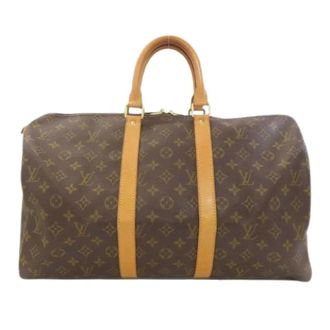Louis Vuitton Pre-owned Weekend Bags, female, Brown, Size: ONE SIZE Pre-owned Monogram Boston Bag
