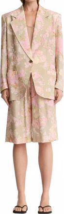 Smythe Notched Lapel Blazer In Multi