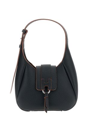 Hogan Black Trend Mini Leather Shoulder Bag