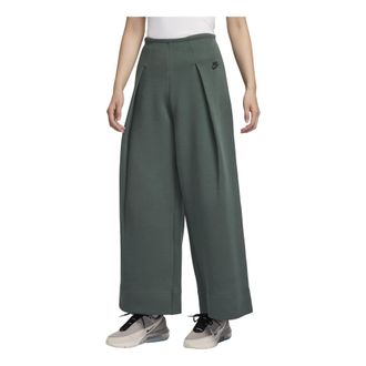 Nike (WMNS) Nike Sportswear Tech Fleece High-Waisted Pants Asia Sizing Green FV8053-338