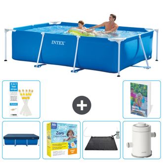 Intex Piscina Con Estructura Rectangular - 260x160x65 Cm - 7-piezas S103