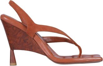 Gia Borghini Brown Slingback Heels
