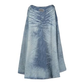 Diesel Denim Skirts, female, Blue, W26, De-Annet-Fsh Skirt