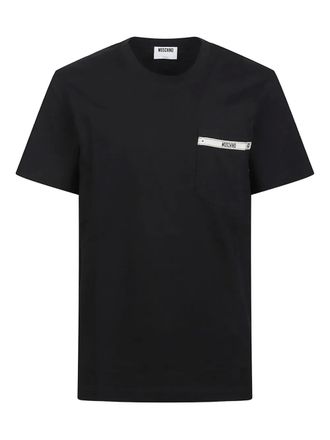 Moschino loho-pocket T-Shirt - Black
