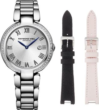 Raymond Weil Shine Dames Horloge Zilverkleurig 1600-STS-RE659