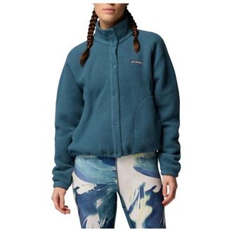 Columbia Jasper Ridge Pebbled Fleece Full Snap Fleecejacke f&uuml;r Damen | blau