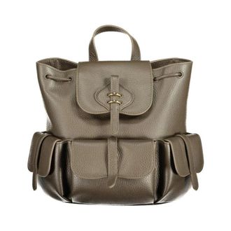 Coccinelle Leren Rugzak - Dames - Tassen - Bruin - Maat: ONE Size Leer