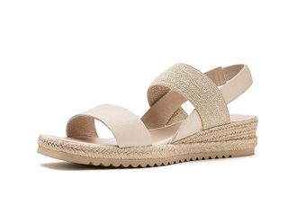 La Canadienne Rowena Womens Wedge Shoes Milk : 10 M (B), Leather