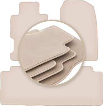 OEM Alfombrillas Premium Beige Para Honda Civic Vii 5 Puertas 2001-1007