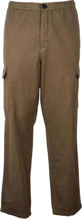Paul Smith Cargo Rechte Broek - Heren - Straight fit broeken - Groen - L - Katoen - Broeken