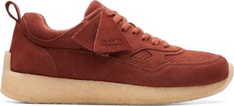 Clarks Lockhill in Red Suede