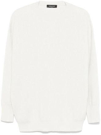Fabiana Filippi Platinum sweater - women - Virgin Wool/Viscose/Silk/Cashmere/Polyester - L - White