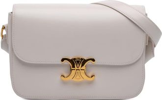 Celine Pre-owned Celine Classique Shiny Calfskin Triomphe Crossbody Ladies EKQRSYBAQQLD1RYT