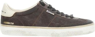 Golden Goose Brown Distressed Super-Star Sneakers