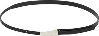 Rick Owens Zwarte Leren Riem Cintura - Heren - Riemen - Zwart - ONE Size - Accessoires