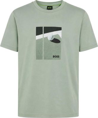 HUGO BOSS Uomo, Top, Verde, XL, new