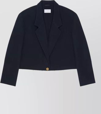 Givenchy cropped boxy tailoring blazer