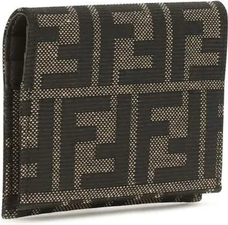 Fendi Womens Brown Polyester Wallet