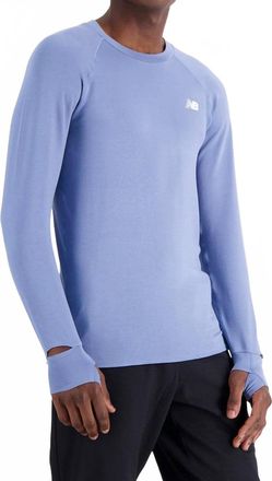 New Balance Mens Qspeed 1Ntro Long Sleeve In Myl