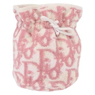 Dior Pre-owned Canvas Pouch - Dames - Pre-owned - Roze - Maat: ONE Size